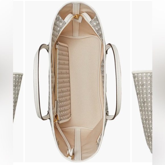 Tory Burch Small Ever-Ready Zip Tote - New Ivory color - Picture 4 of 6